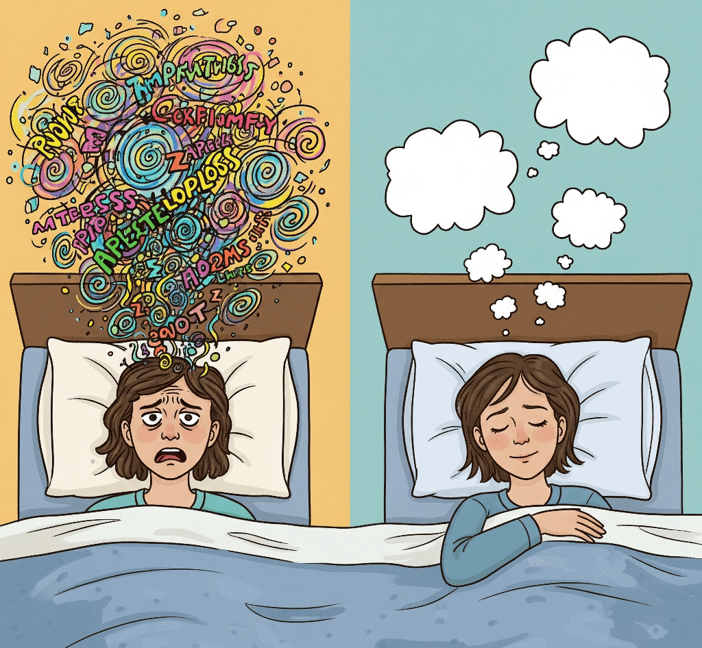 how stress affects sleep.